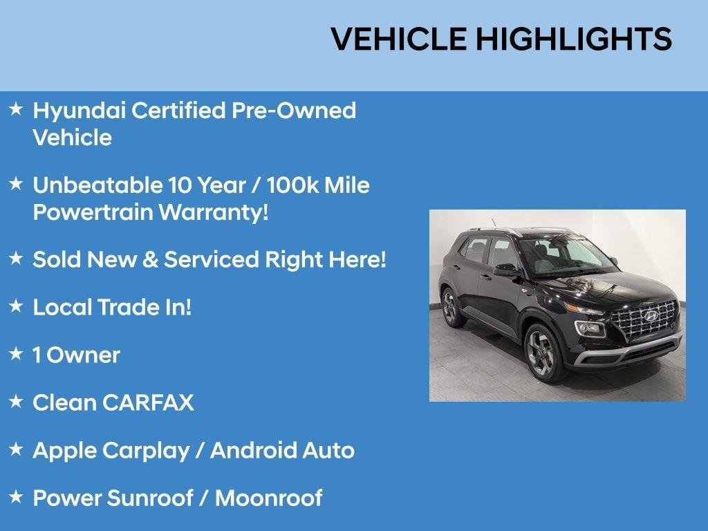 used 2023 Hyundai Venue car, priced at $18,743