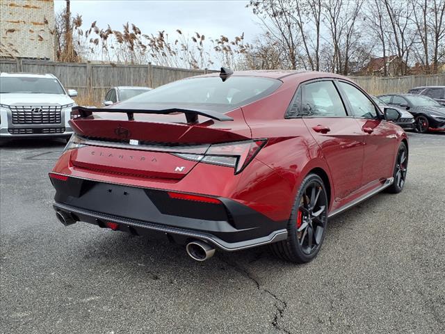 new 2025 Hyundai Elantra N car, priced at $37,325