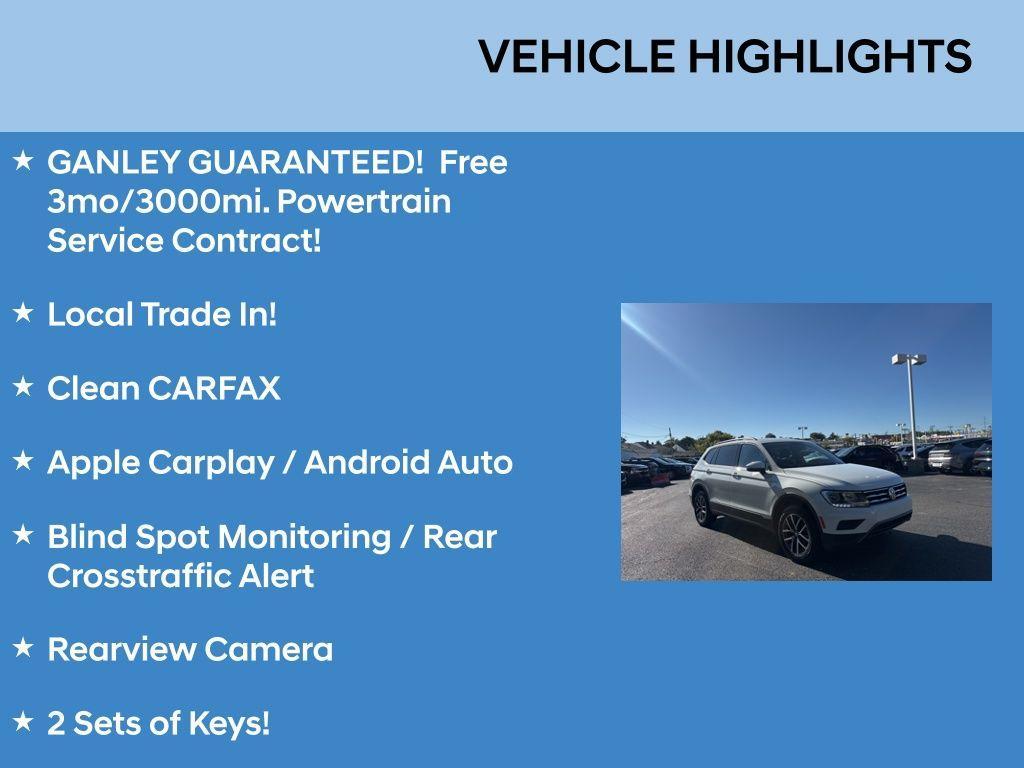 used 2021 Volkswagen Tiguan car, priced at $17,908