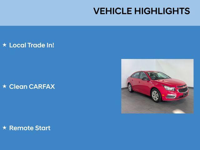 used 2016 Chevrolet Cruze Limited car, priced at $6,327