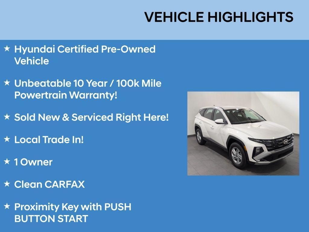 used 2025 Hyundai Tucson car, priced at $26,997