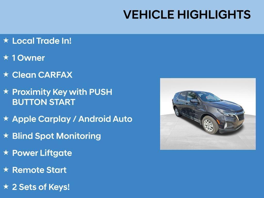 used 2022 Chevrolet Equinox car, priced at $20,566