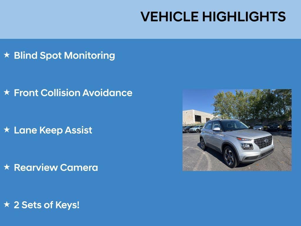 used 2022 Hyundai Venue car, priced at $18,972