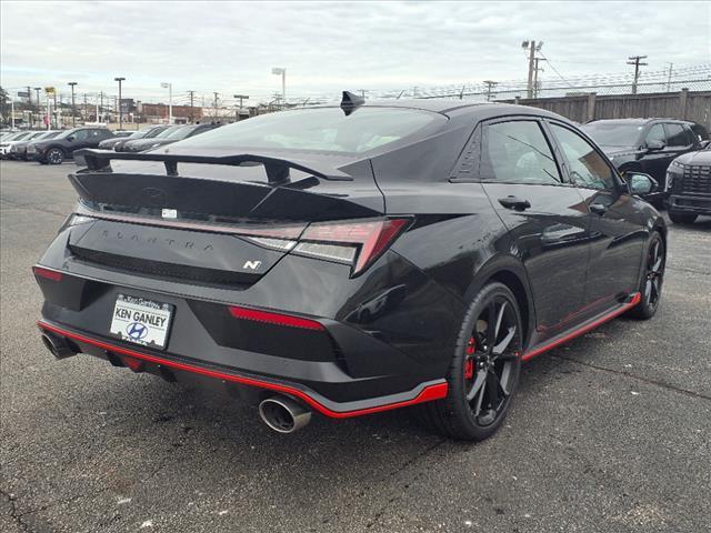 new 2025 Hyundai Elantra N car, priced at $36,855