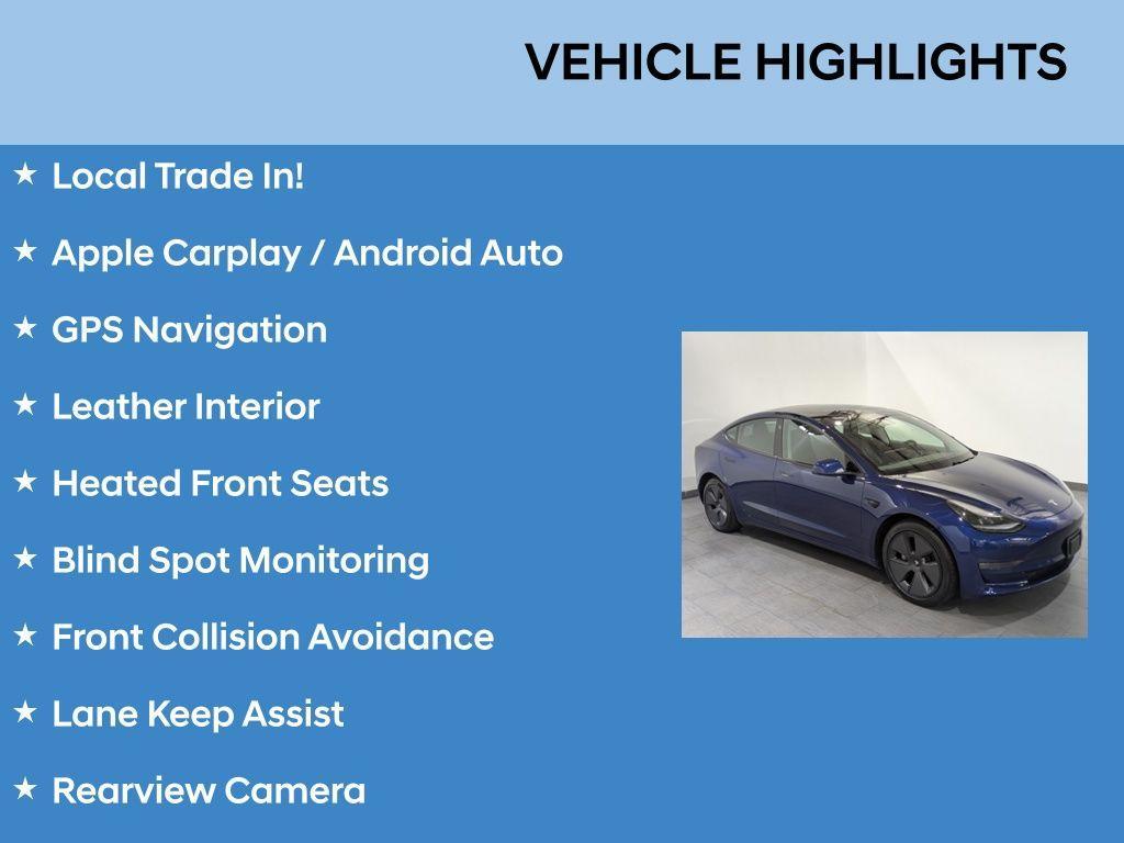 used 2021 Tesla Model 3 car, priced at $23,419