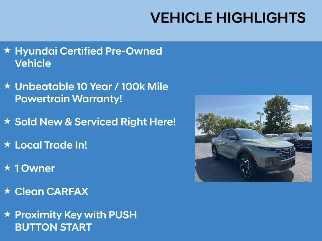 used 2024 Hyundai SANTA CRUZ car, priced at $32,944