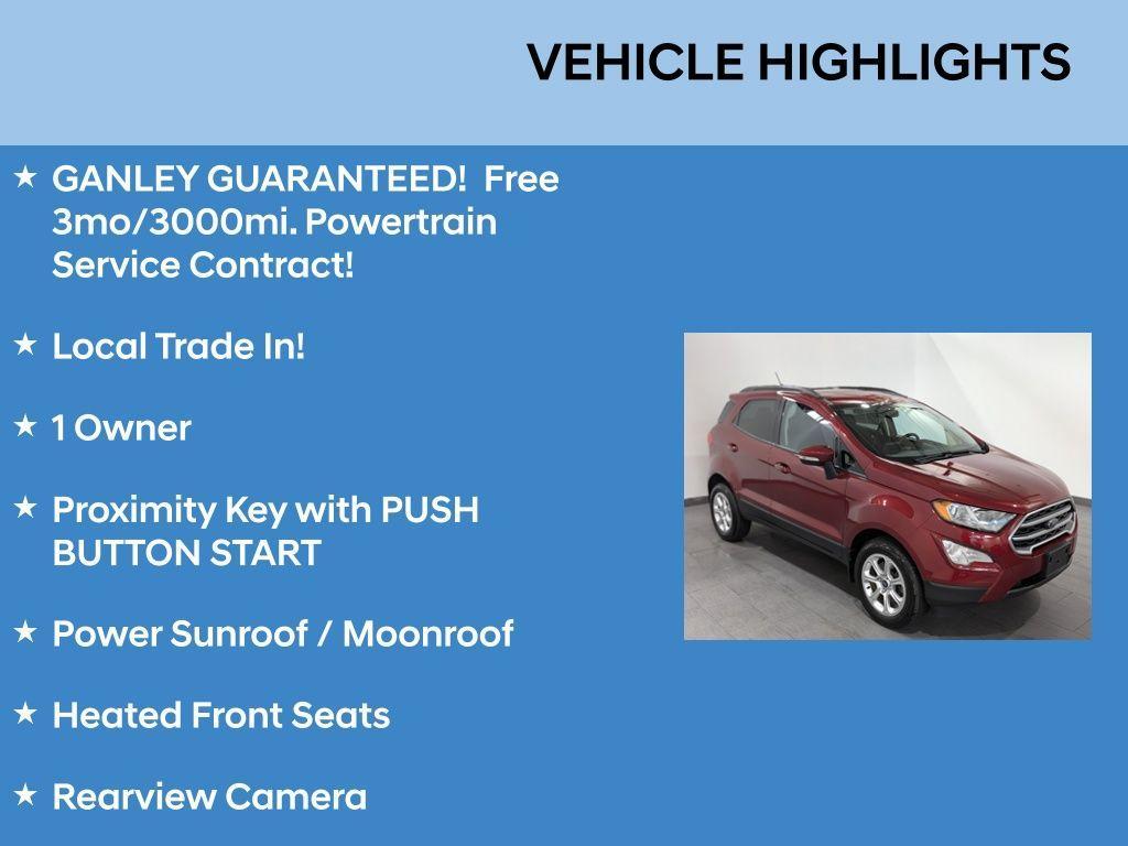 used 2020 Ford EcoSport car, priced at $13,497