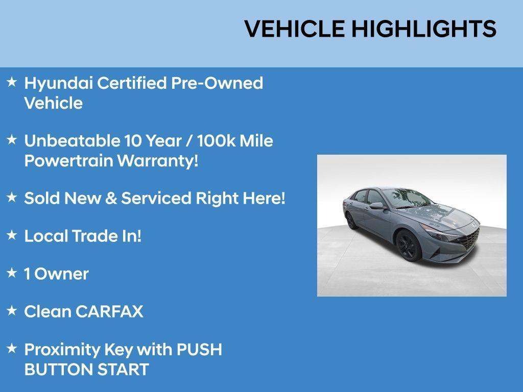 used 2023 Hyundai Elantra car, priced at $18,496