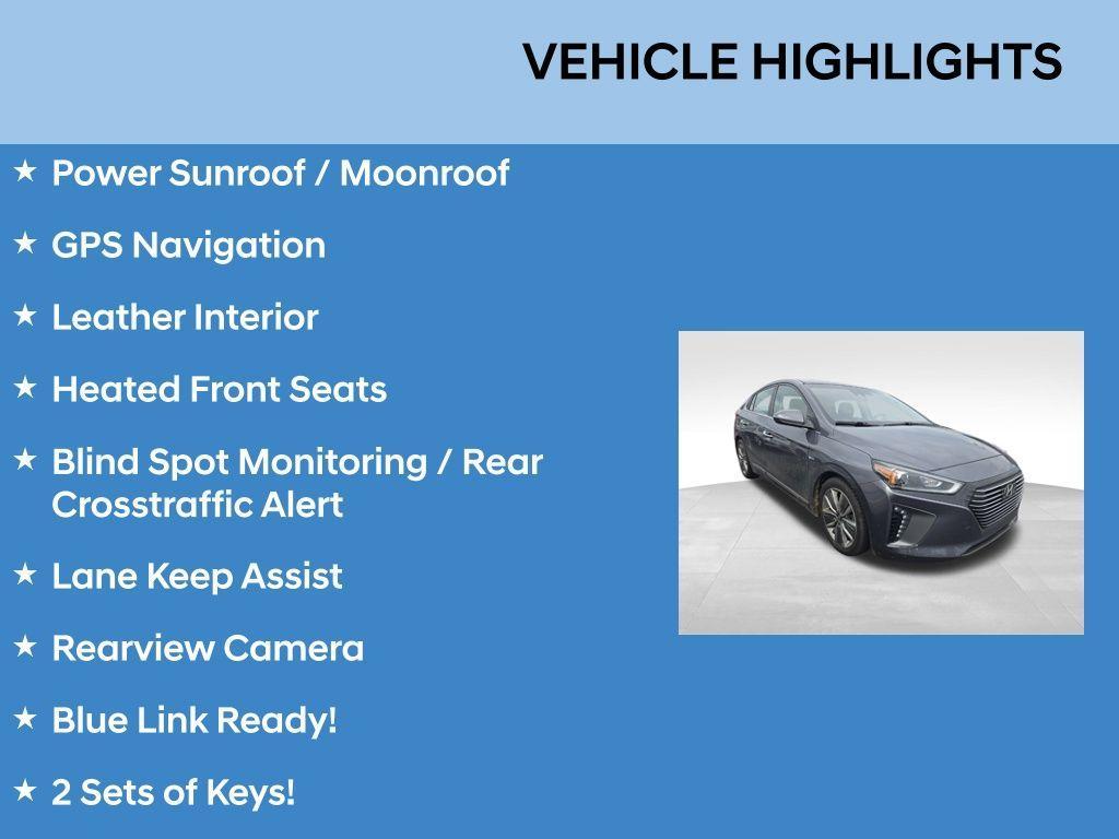 used 2018 Hyundai Ioniq Hybrid car, priced at $16,612