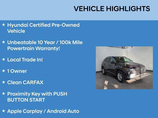 used 2022 Hyundai Tucson car, priced at $23,216