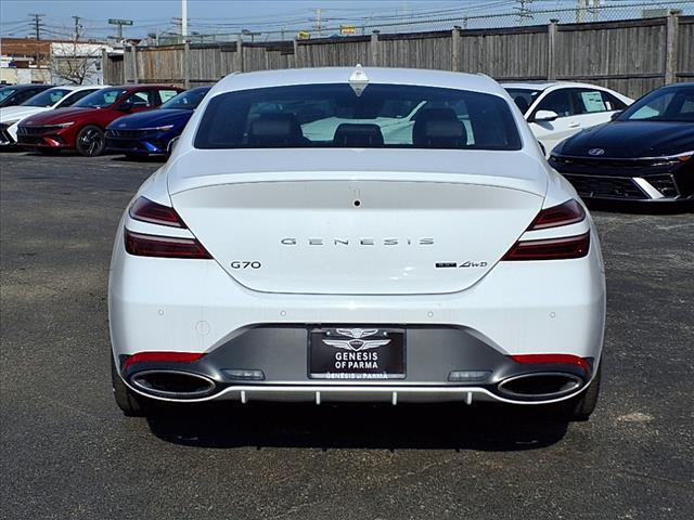 new 2025 Genesis G70 car, priced at $57,125