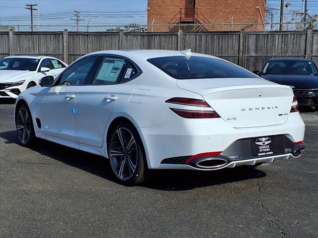 new 2025 Genesis G70 car, priced at $57,125