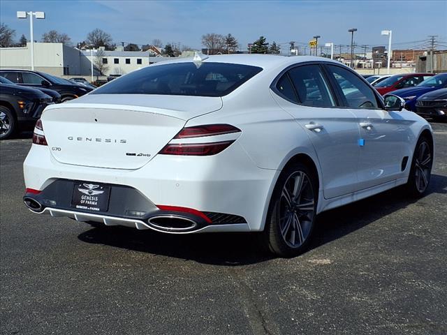 new 2025 Genesis G70 car, priced at $57,125