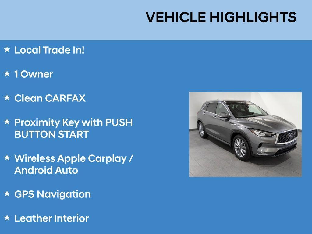 used 2022 INFINITI QX50 car, priced at $28,818