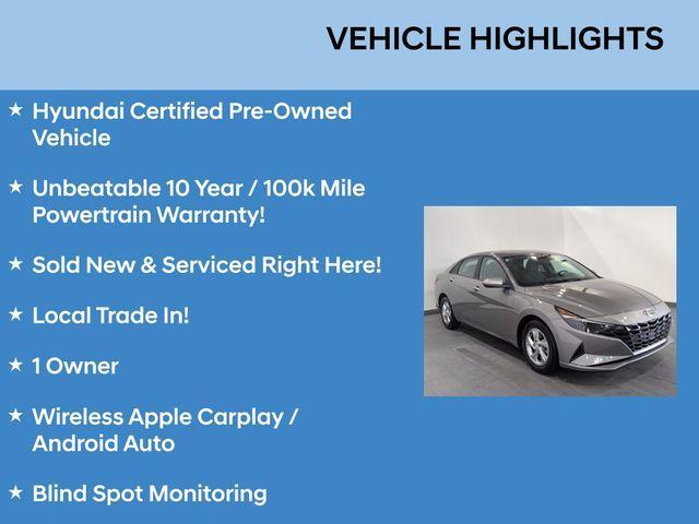 used 2022 Hyundai Elantra car, priced at $18,667