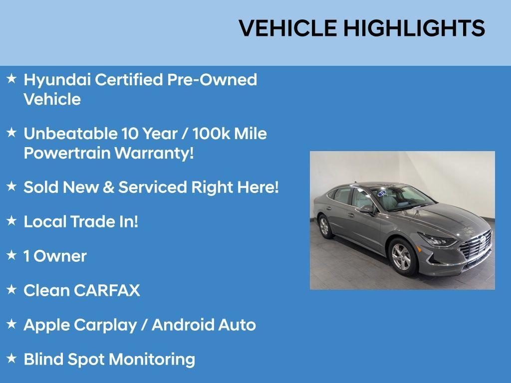 used 2022 Hyundai Sonata car, priced at $20,697