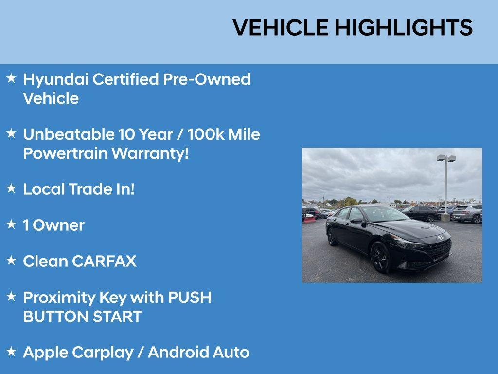 used 2023 Hyundai Elantra car, priced at $18,607