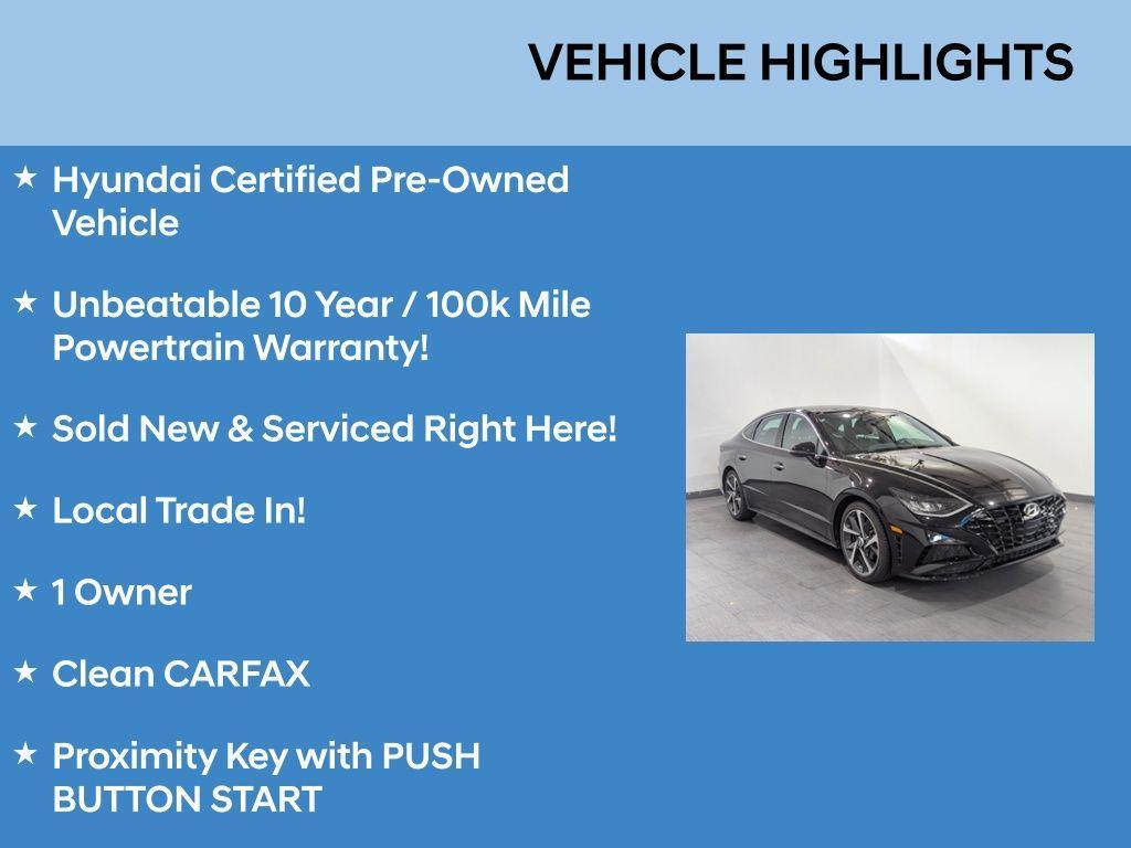 used 2022 Hyundai Sonata car, priced at $22,382