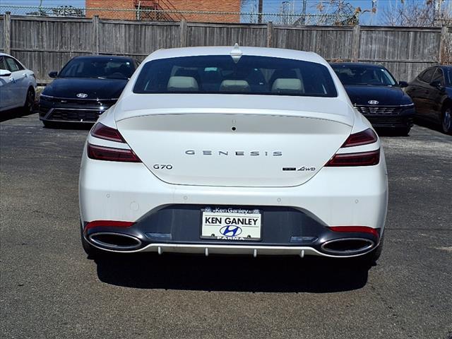 new 2023 Genesis G70 car, priced at $53,995