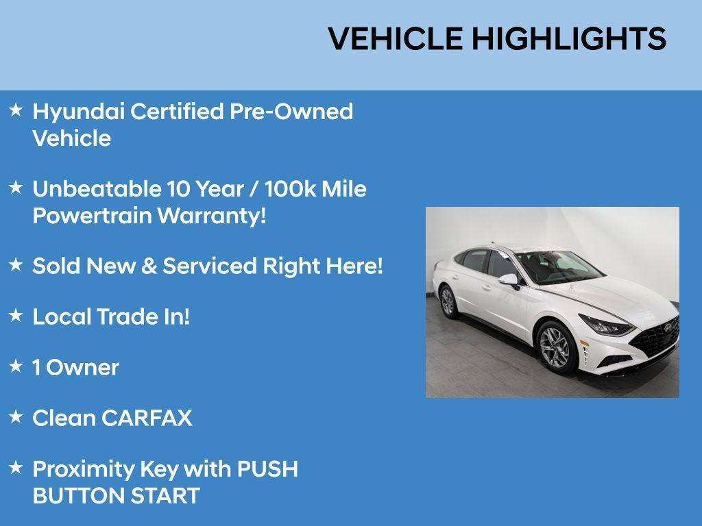 used 2022 Hyundai Sonata car, priced at $21,238