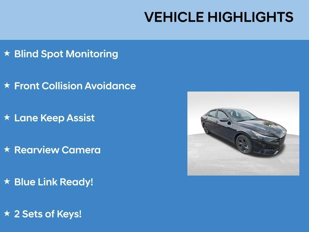 used 2022 Hyundai Elantra car, priced at $18,864