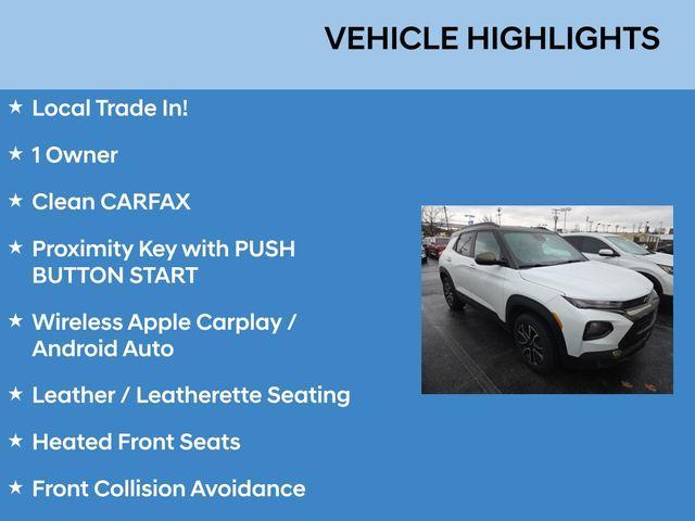 used 2022 Chevrolet TrailBlazer car, priced at $23,498