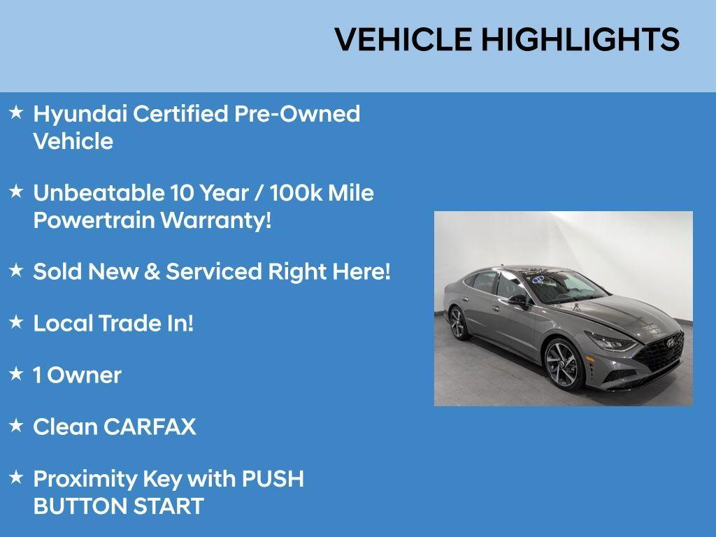 used 2022 Hyundai Sonata car, priced at $23,488