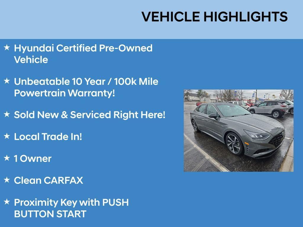 used 2022 Hyundai Sonata car, priced at $24,266