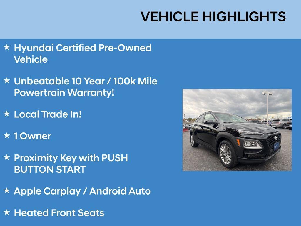 used 2020 Hyundai Kona car, priced at $18,997