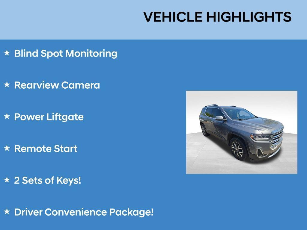 used 2021 GMC Acadia car, priced at $19,999