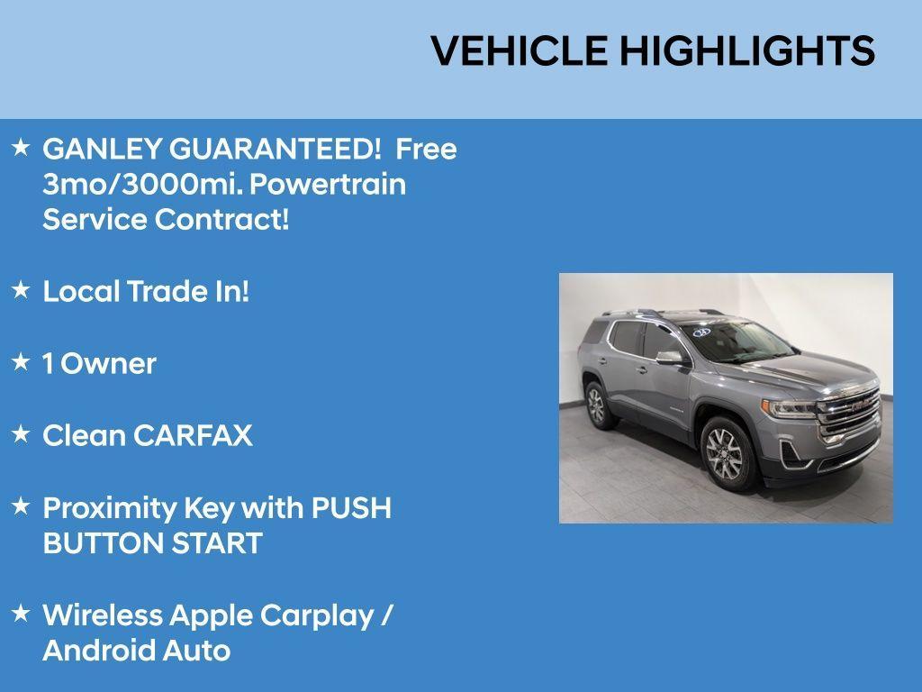 used 2021 GMC Acadia car, priced at $19,258