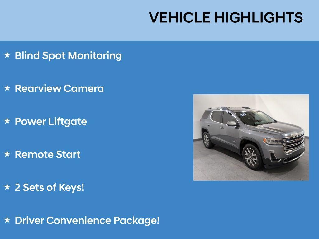 used 2021 GMC Acadia car, priced at $19,258