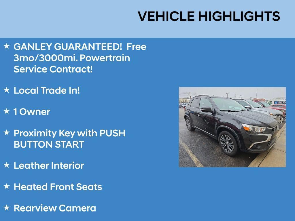 used 2017 Mitsubishi Outlander Sport car, priced at $13,914