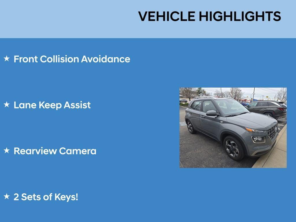 used 2022 Hyundai Venue car, priced at $19,497