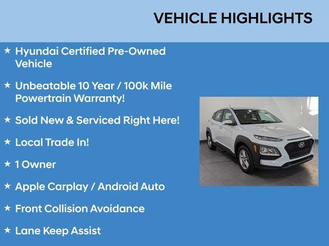 used 2021 Hyundai Kona car, priced at $16,418