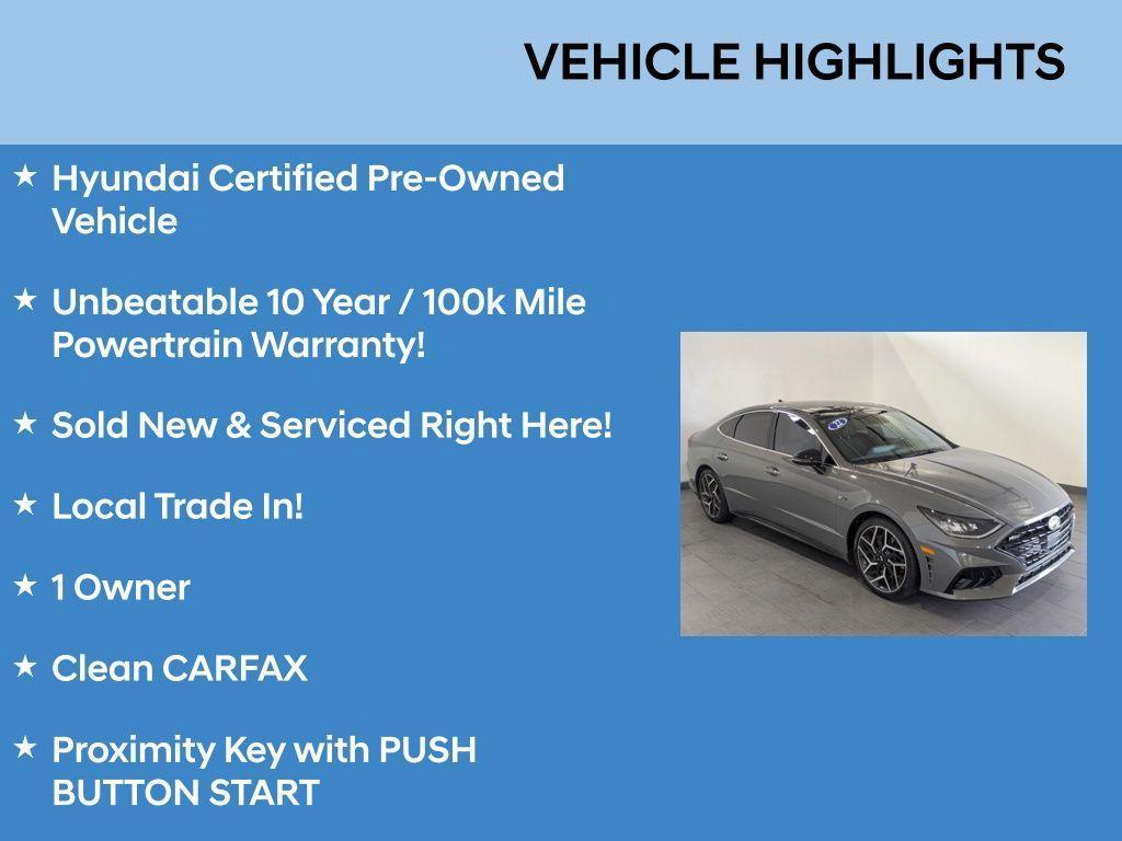 used 2022 Hyundai Sonata car, priced at $23,891