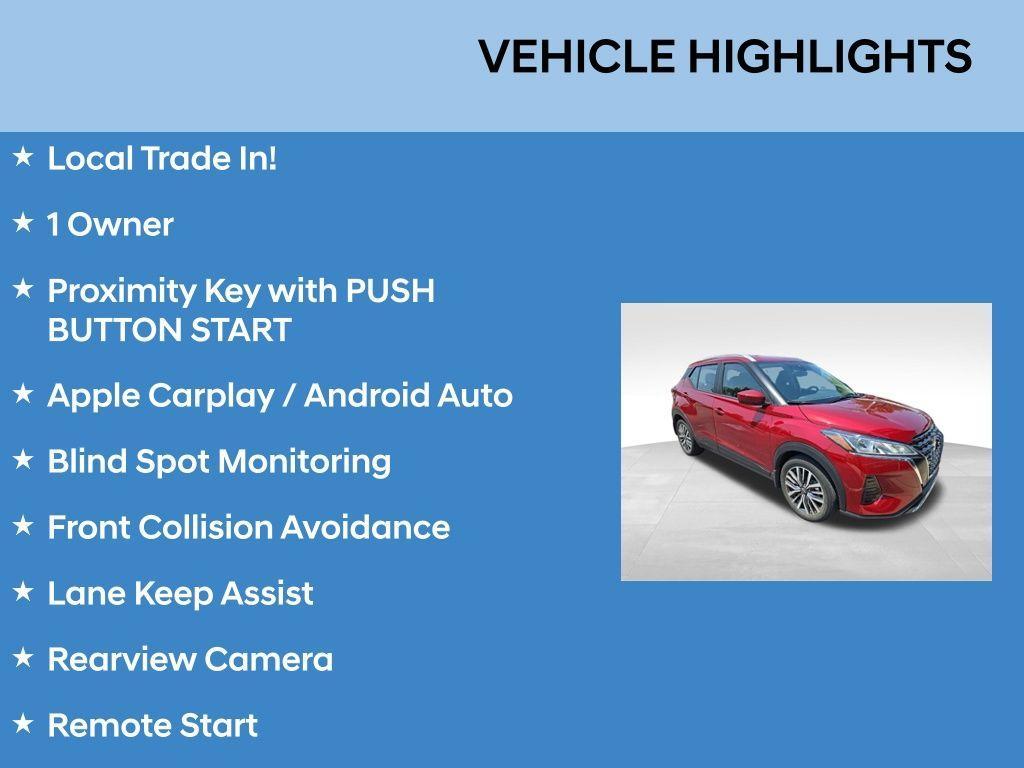used 2022 Nissan Kicks car, priced at $19,294
