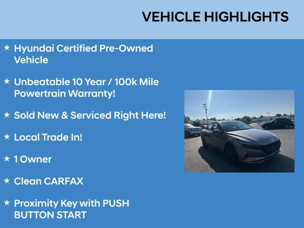 used 2023 Hyundai Elantra car, priced at $18,784