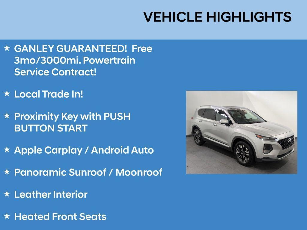 used 2019 Hyundai Santa Fe car, priced at $16,997