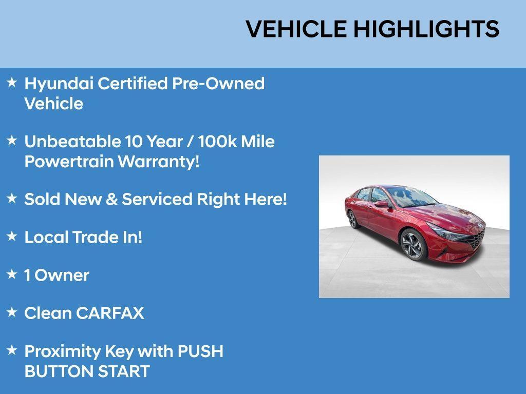used 2023 Hyundai Elantra car, priced at $19,997