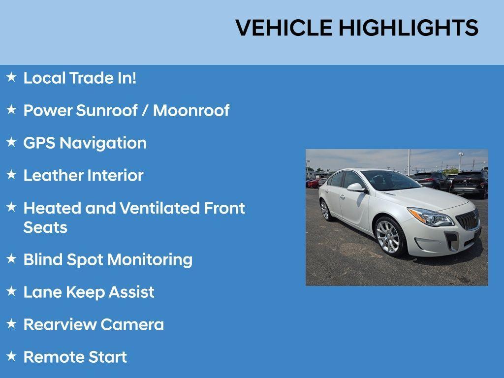used 2017 Buick Regal car, priced at $15,998