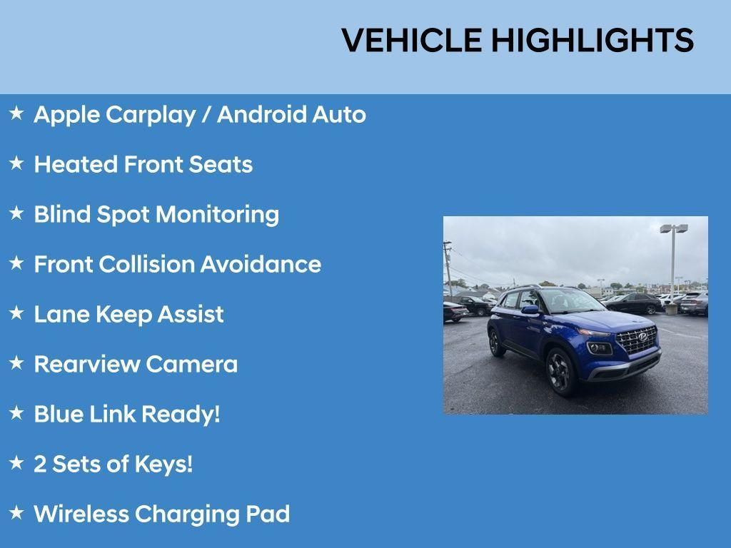used 2023 Hyundai Venue car, priced at $18,323