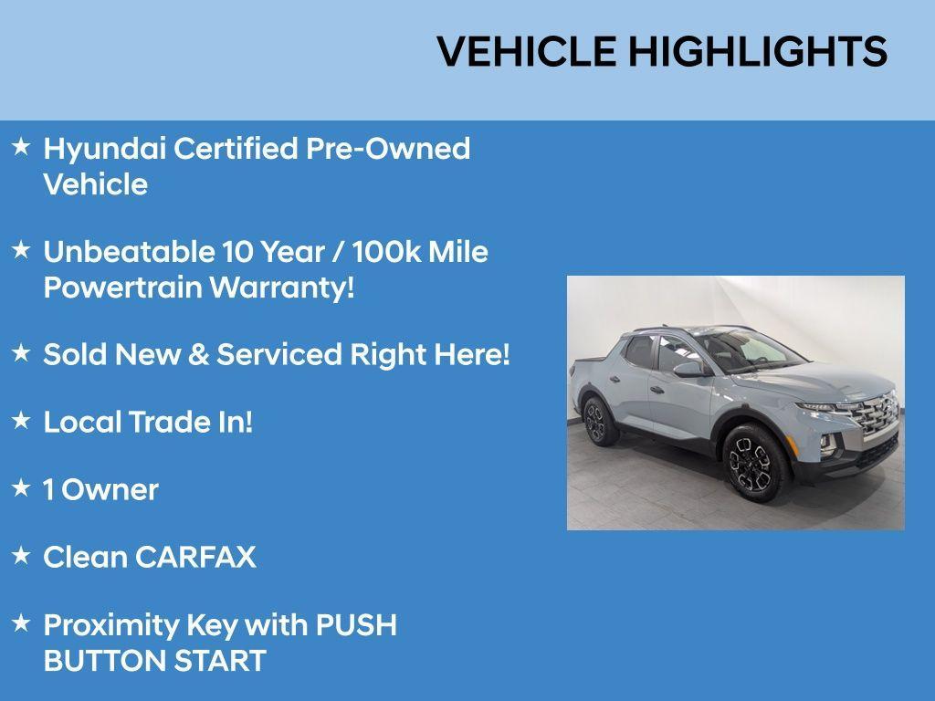 used 2023 Hyundai SANTA CRUZ car, priced at $25,898