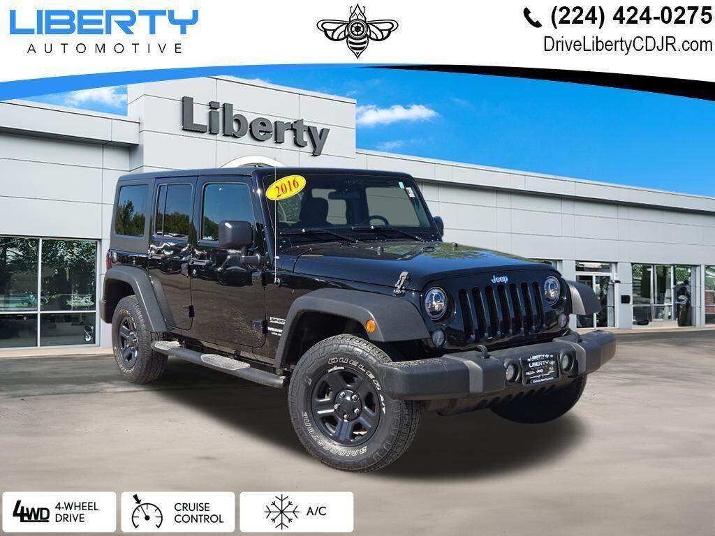 used 2016 Jeep Wrangler Unlimited car, priced at $20,649