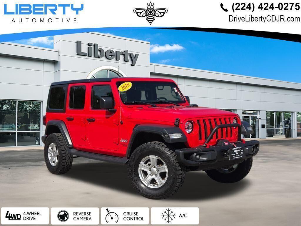 used 2018 Jeep Wrangler Unlimited car, priced at $16,953