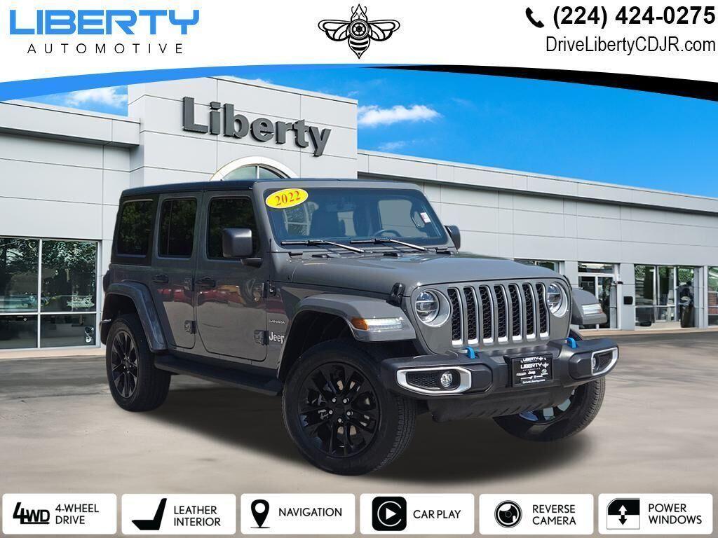 used 2022 Jeep Wrangler Unlimited 4xe car, priced at $35,766