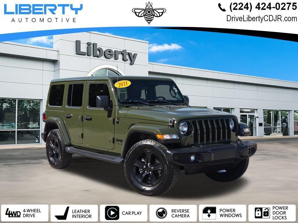 used 2021 Jeep Wrangler Unlimited car, priced at $28,930