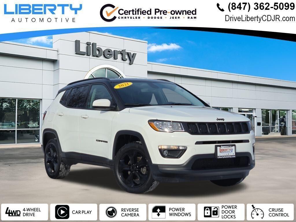 used 2021 Jeep Compass car, priced at $20,954