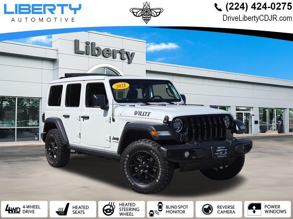 used 2021 Jeep Wrangler Unlimited car, priced at $30,812