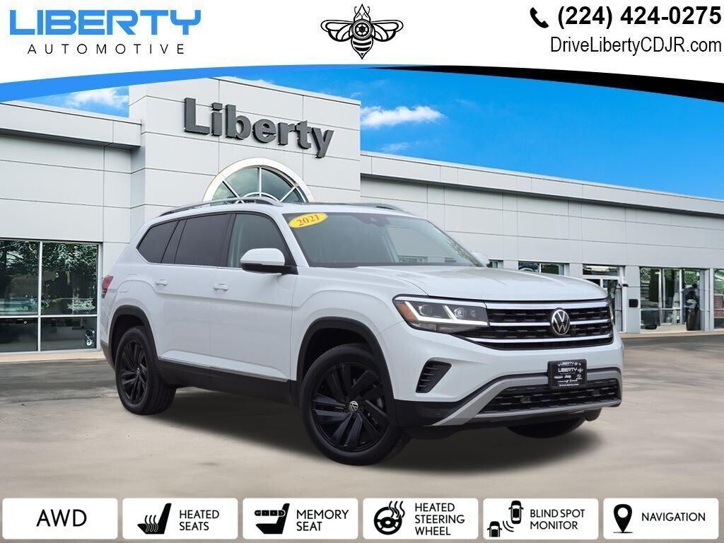 used 2021 Volkswagen Atlas car, priced at $27,467